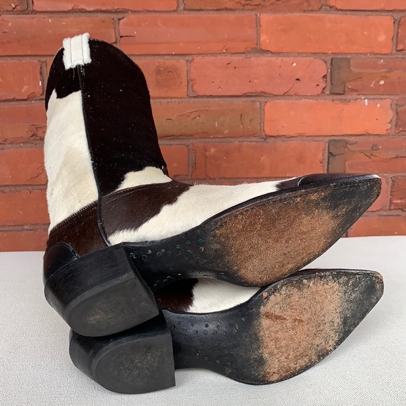 TONY LAMA VTG Pony Hair On Cowhide Western Boots - Picture 11 of 14